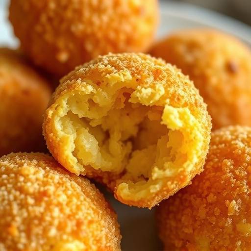 Arancini siciliani dorati e croccanti