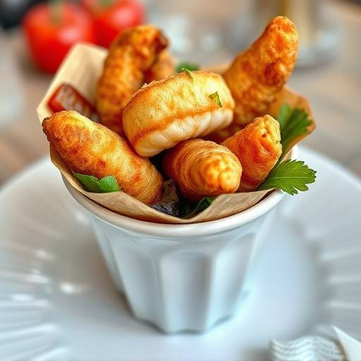 Cuoppo napoletano con frittura di pesce fresco e verdure