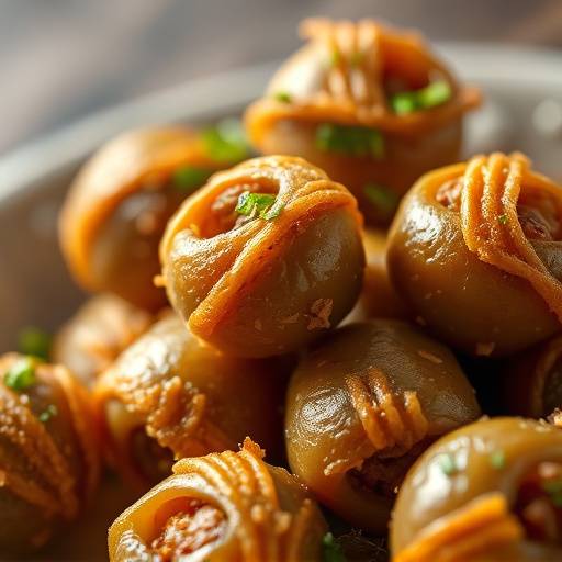 Olive ascolane ripiene di carne, impanate e fritte